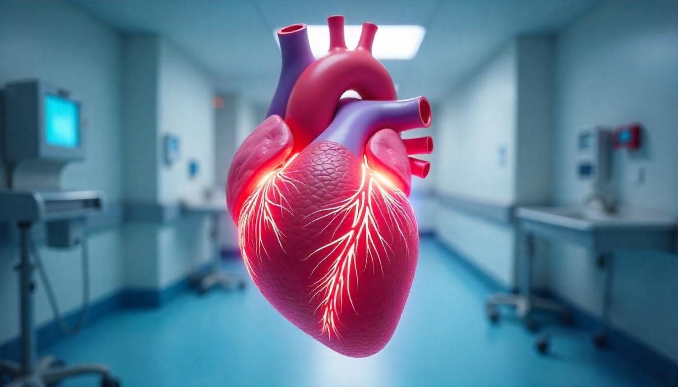 قلب عروق قلبی انسان